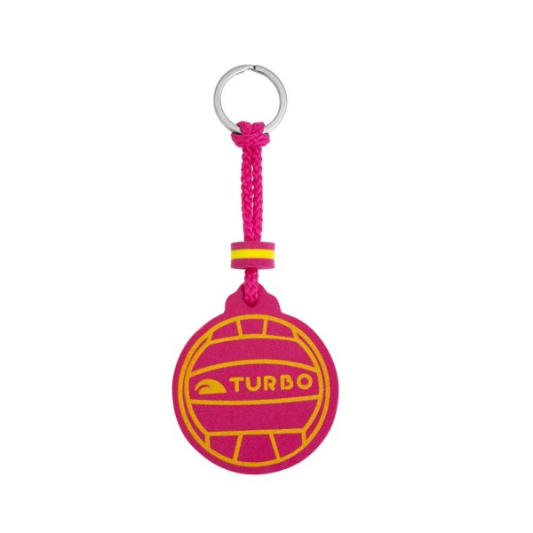 画像1:  PINK FOAM POLO BALL KEYCHAN (1)